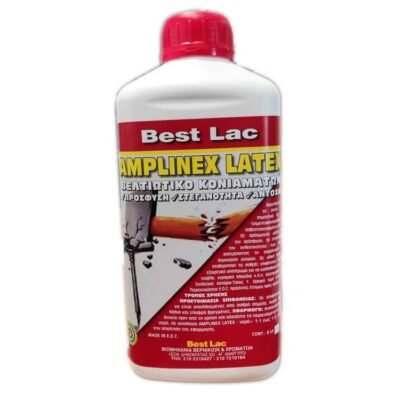 Best Lac Amplinex Latex βελτιωτικό κονιαμάτων λευκό 1kg OEM