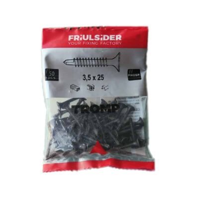 Friulsider Τρυπανόβιδα Γυψοσανίδας 3.5 Χ 2.5 σετ 50τμχ 19678135025