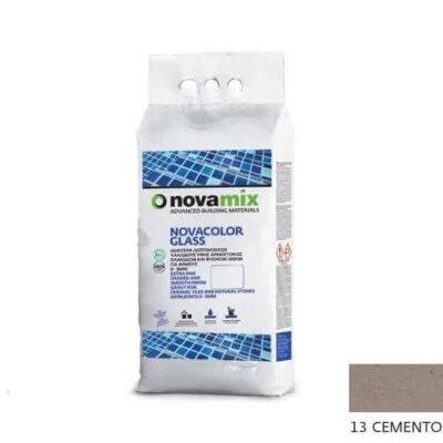 Novamix Novacolor Glass αρμόστοκος πλακιδίων 0-8mm 5kg 13 Cemento
