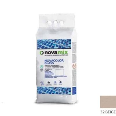 Novamix Novacolor Glass αρμόστοκος πλακιδίων 0-8mm 5kg 32 Beige