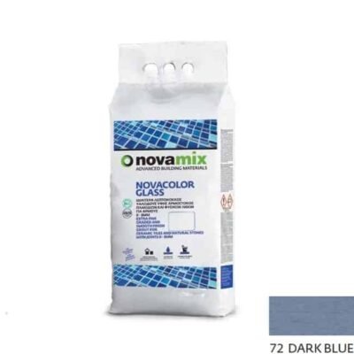 Novamix Novacolor Glass αρμόστοκος πλακιδίων 0-8mm 5kg 72 Dark Blue