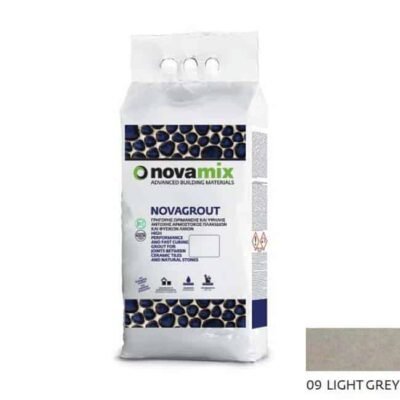 Novamix Novagrout F αρμόστοκος πλακιδίων 1-10mm 5kg 09 Light Grey