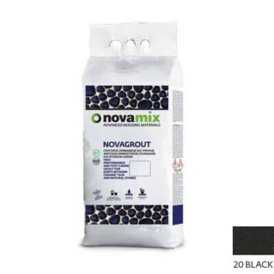 Novamix Novagrout F αρμόστοκος πλακιδίων 1-10mm 5kg 20 Black