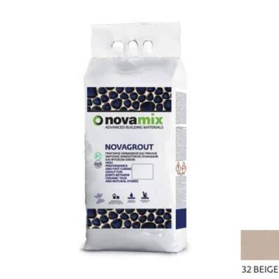 Novamix Novagrout F αρμόστοκος πλακιδίων 1-10mm 5kg 32 Beige