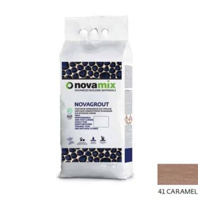 Novamix Novagrout F αρμόστοκος πλακιδίων 1-10mm 5kg 41 Caramel