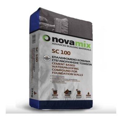Novamix SC100 τσιμεντοειδές στεγανωτικό 00067 γκρι 25κιλ
