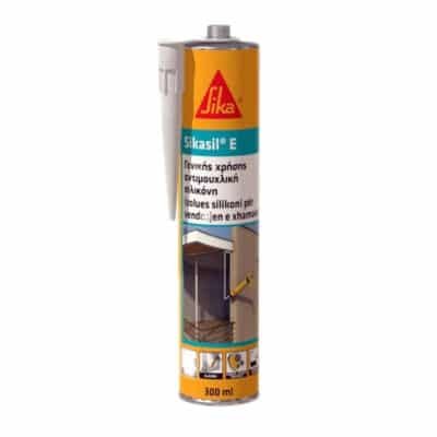 Sika Sikasil E Σιλικόνη Αντιμουχλική Λευκή 300ml