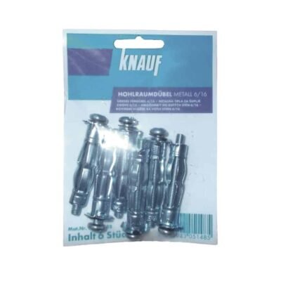 Knauf βύσμα ανάρτησης φορτίων μονής γυψοσανίδας σετ 6 6/16mm