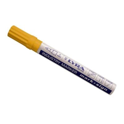 Μαρκαδόρος ανεξίτηλος κίτρινος Lyra 2-4mm L4040007