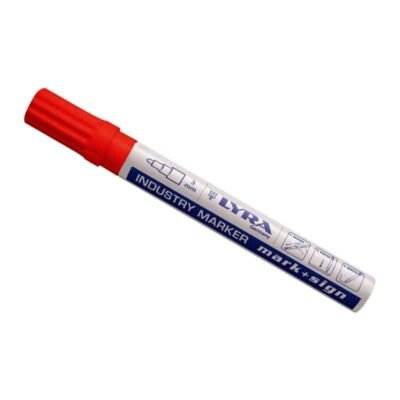 Μαρκαδόρος ανεξίτηλος κόκκινος Lyra 2-4mm L4040017
