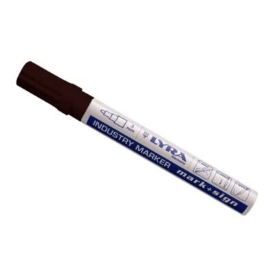 Μαρκαδόρος ανεξίτηλος μαύρος Lyra 2-4mm L4040099