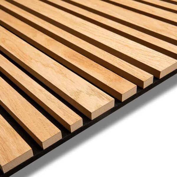 Ξύλινο πάνελ τοίχου δρυς σε καφέ MDF Barcode 240Χ60Χ2cm OEM