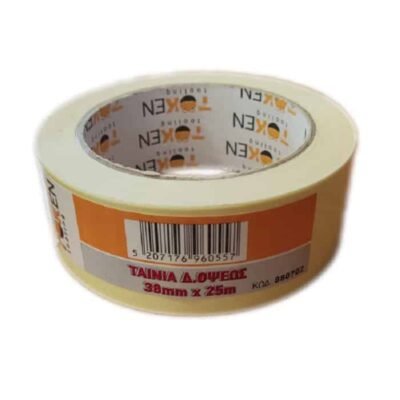 Ταινία διπλής όψεως 38mm Χ 25m Token