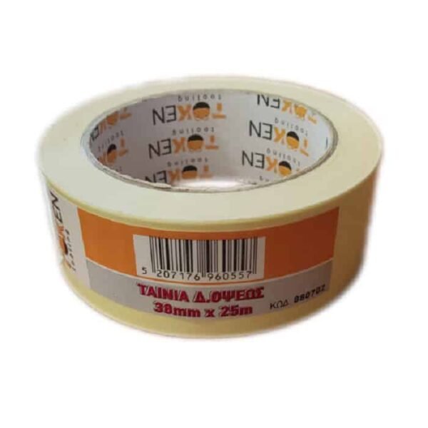 Ταινία διπλής όψεως 38mm Χ 25m Token