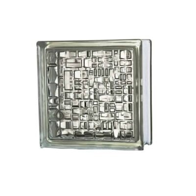 Υαλότουβλο Mosaic άχρωμο 19Χ19Χ8 Mellios
